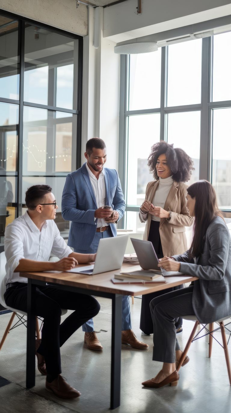 mix-race-young-start-up-business-people-meeting-office-desk-modern-workplace